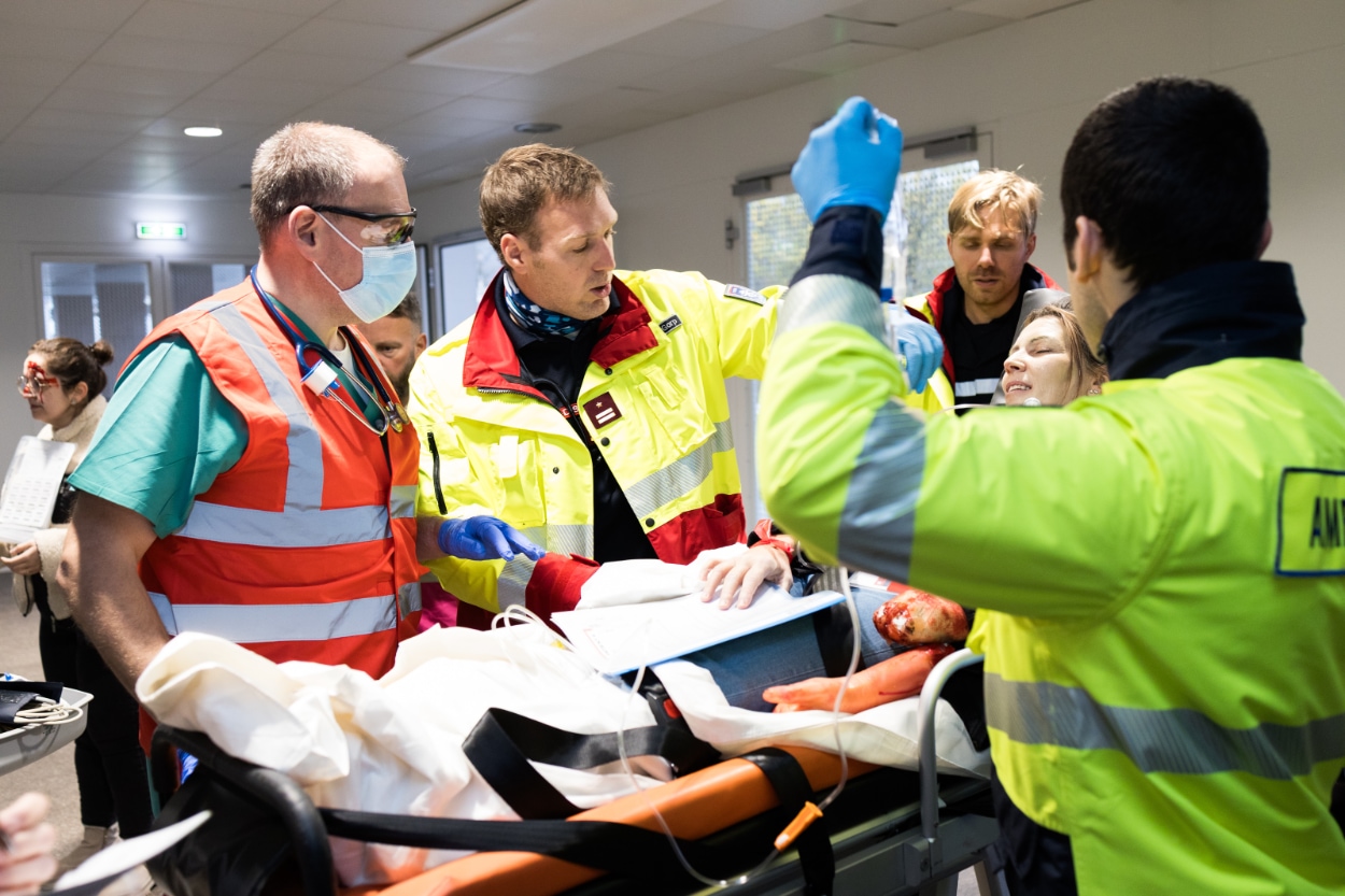 Photo de l'exercice Plan Blanc