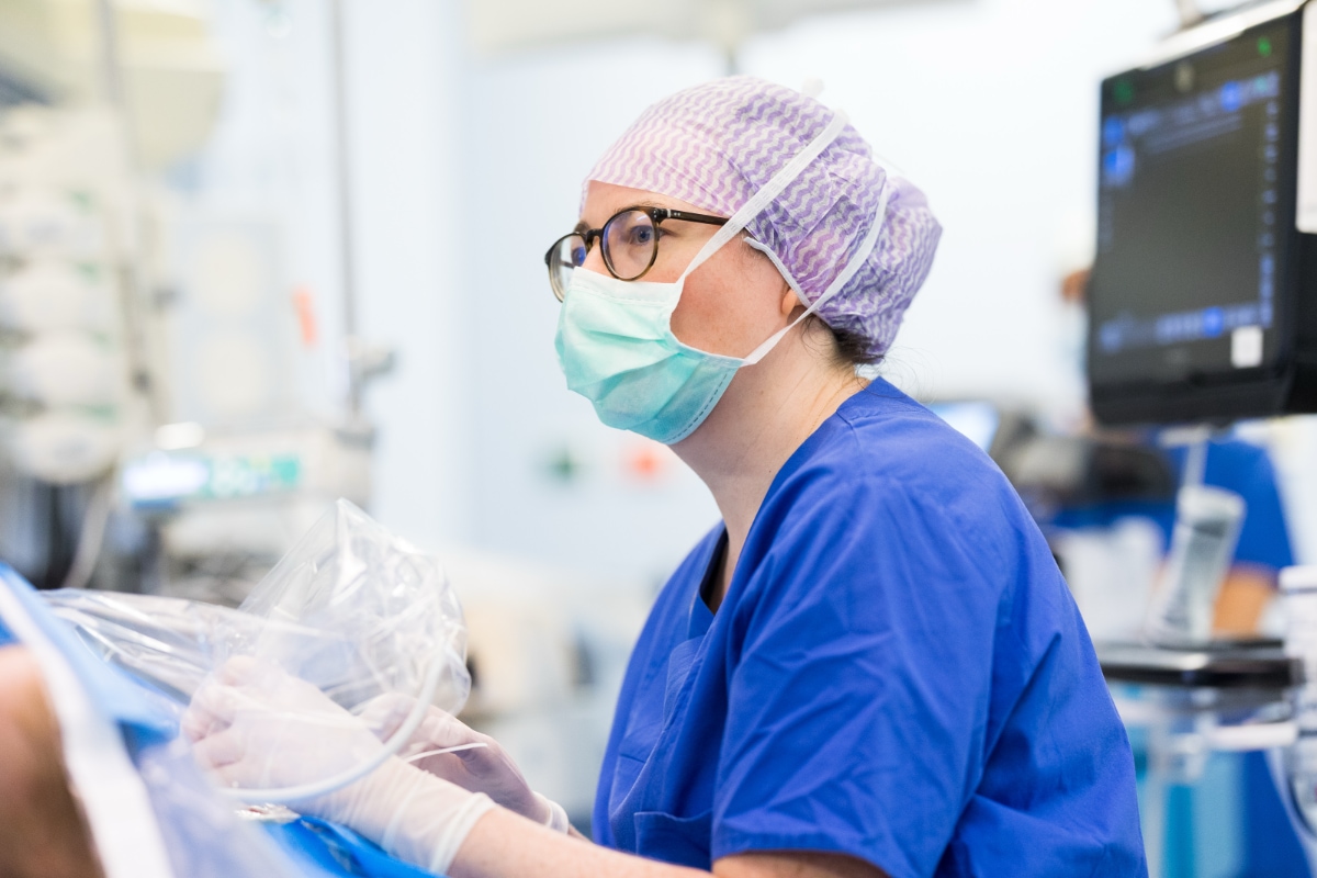 Photo d'une anesthésiste