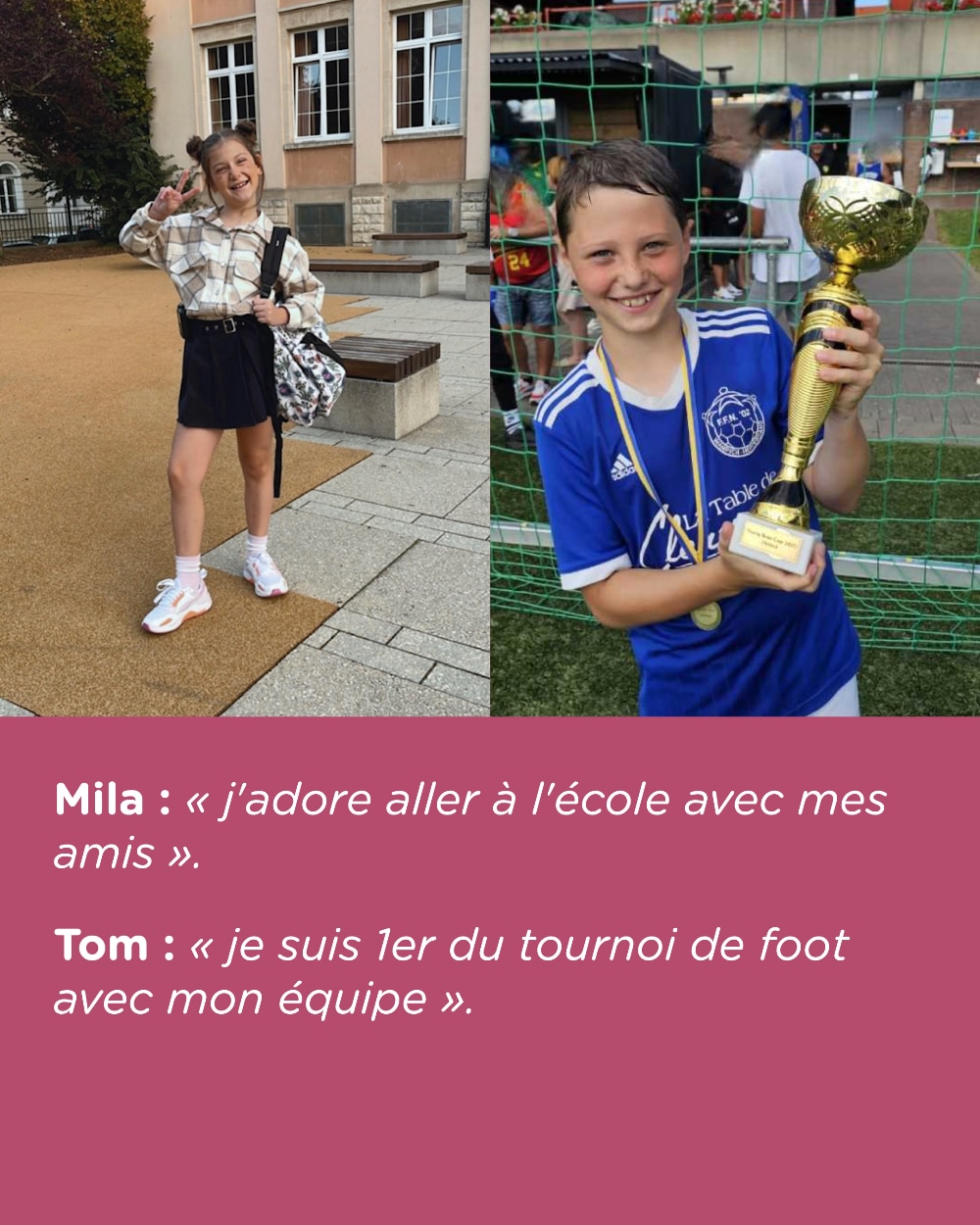 Photos d'enfants diabétiques