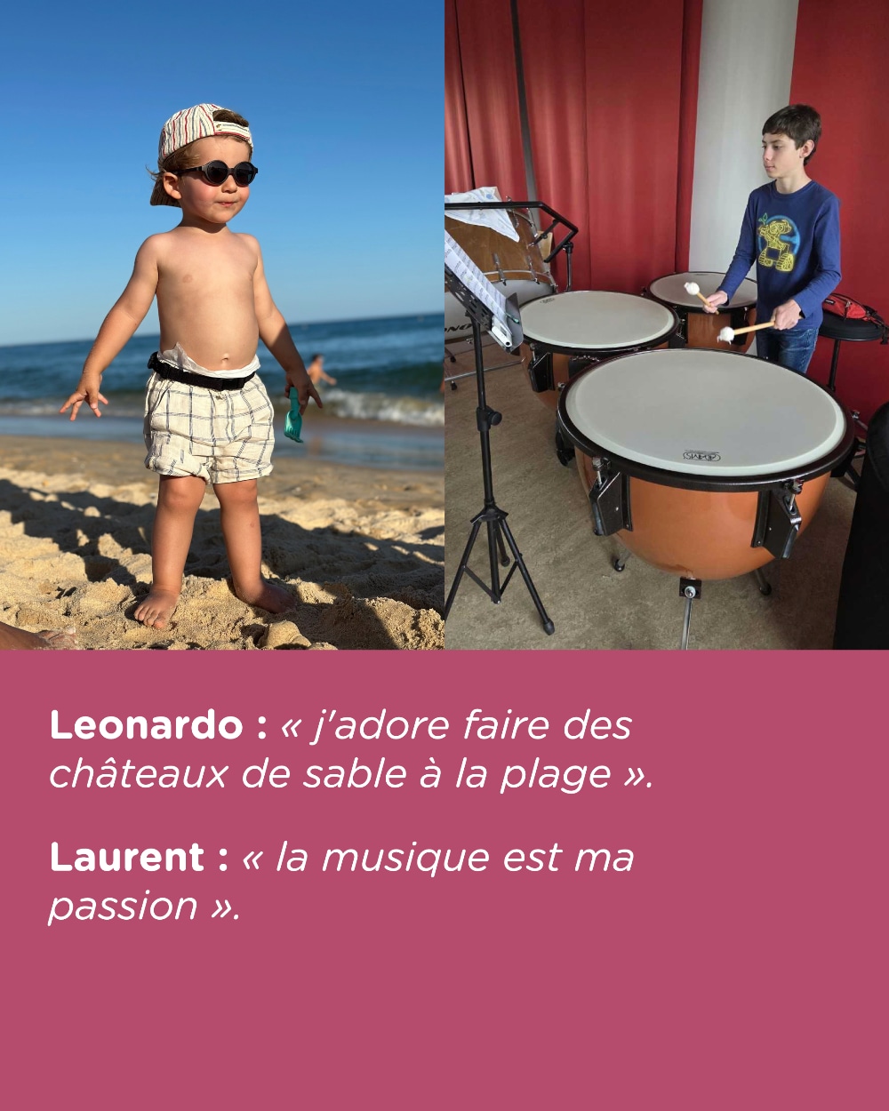 Photos d'enfants diabétiques