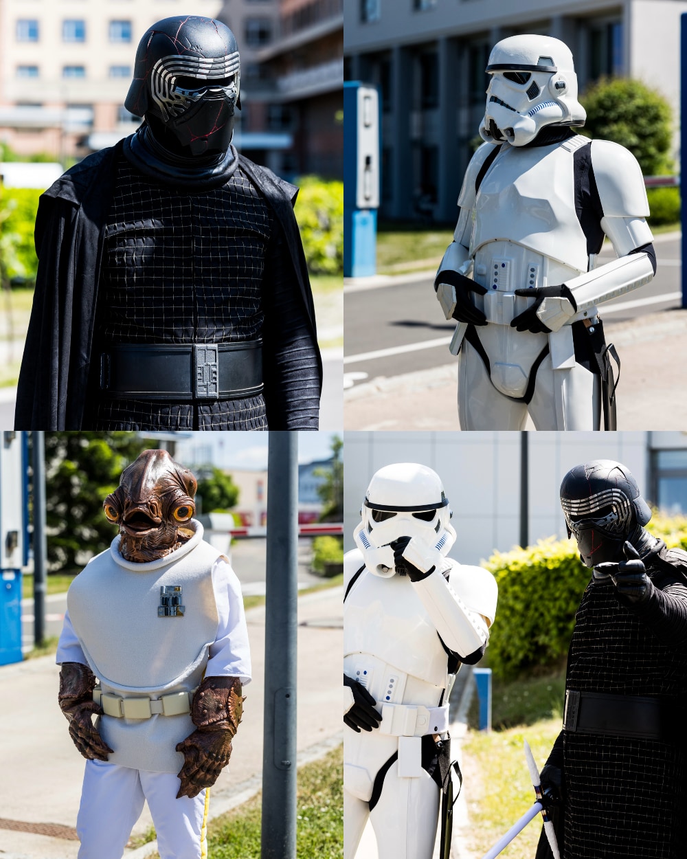 Photos de la visite des personnages de Star Wars