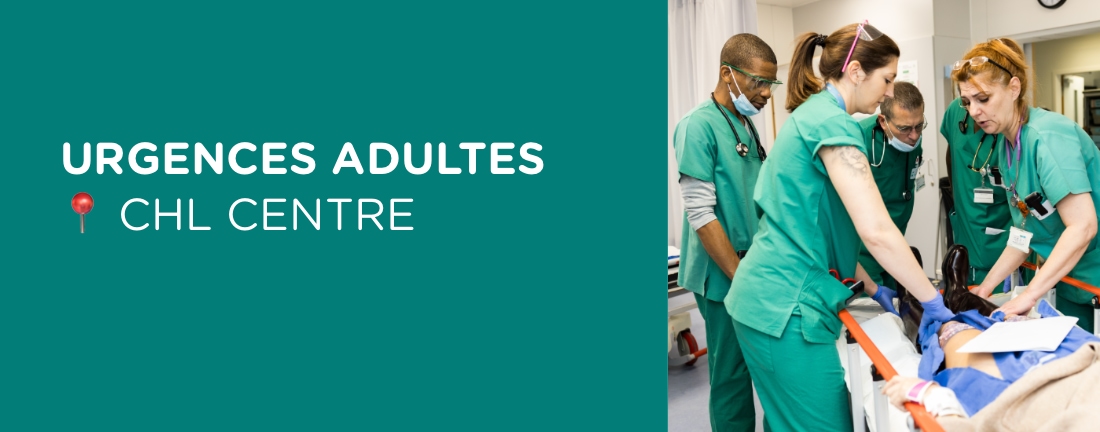 Photo des urgences adultes