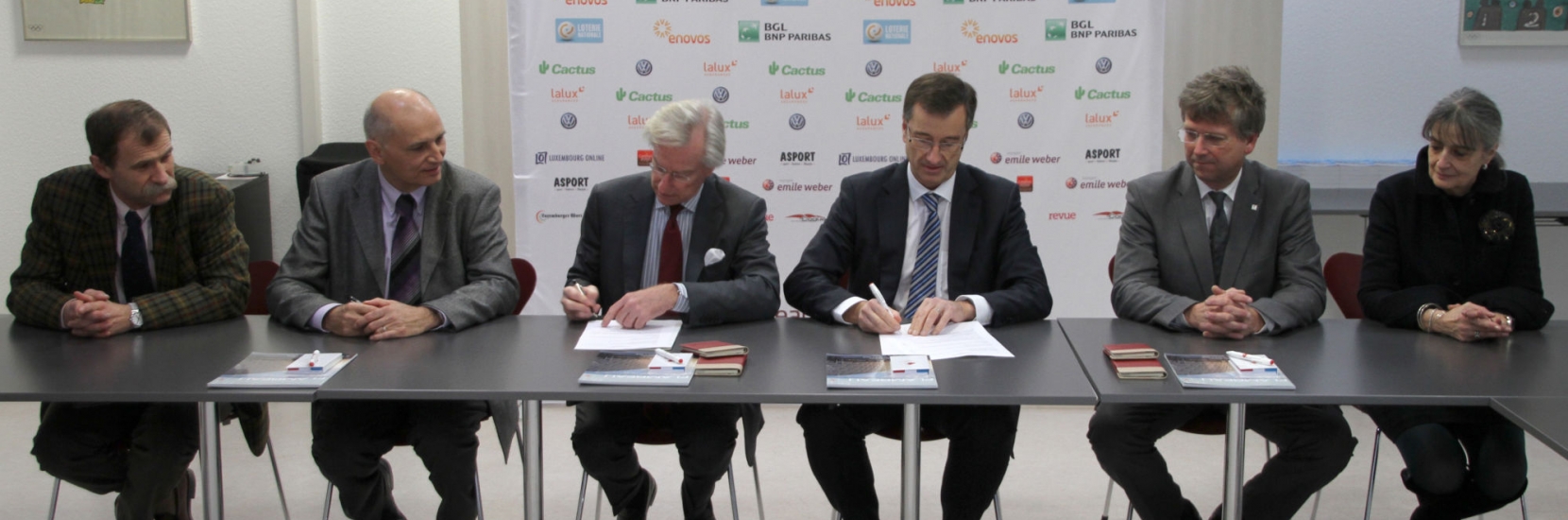 Signature d'une convention de coopération entre le Comité Olympique et Sportif Luxembourgeois (COSL) et le Centre Hospitalier de Luxembourg (CHL) 
